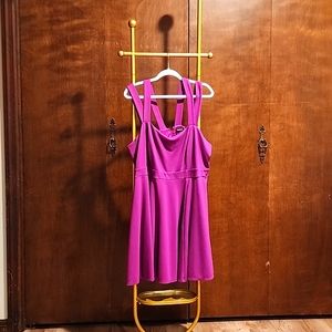 Strappy maroon torrid dress sz 24